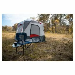 Alps Mountaineering Camp Creek 4-Person Gray/Red 20 Alps Mountaineering Camp Creek 4-Person Gray/Red -Alps Mountaineering Store campside chair lifestyle 2